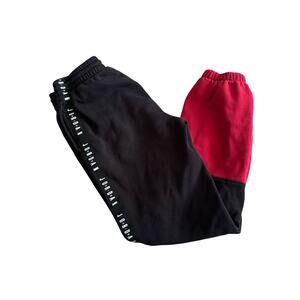 Air Jordan Kids Boys Sweatpants Size Large Red and Black 12-13 yrs